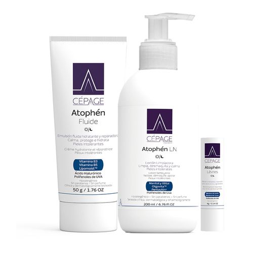 Combo Cepage Atophen LN, Fluido y Balsamo Labial