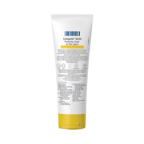 Protector Solar Facial Cetaphil Gel Ligero Fps50 50ml