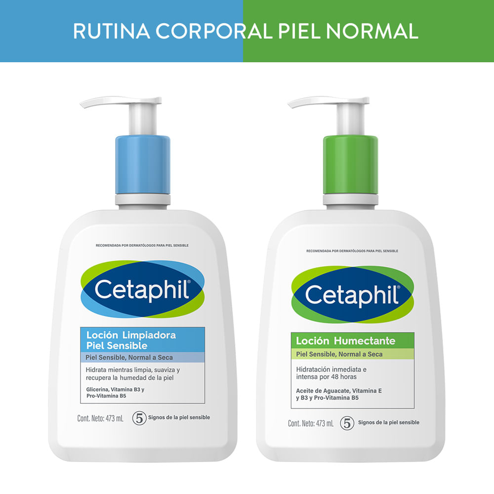 Combo Cetaphil Corporal Piel Normal Cetaphil Set Corp Piel Normal