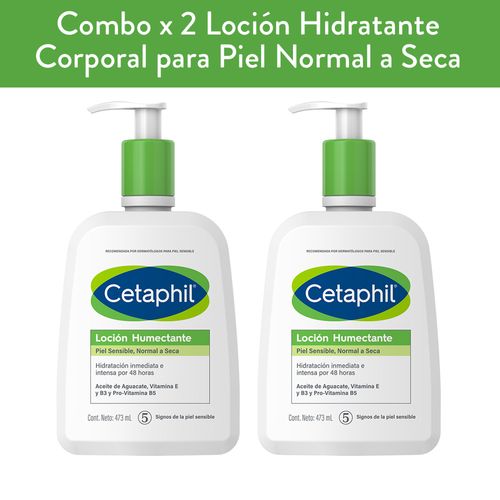 Combo Cetaphil Locion Hidratante 473ml 2 unidades