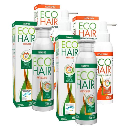 Combo Shampoo y Locion Eco Hair Anticaida X 2