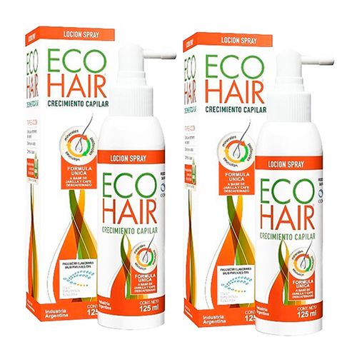 Combo Locion Eco Hair Anticaida 2 X 125ml