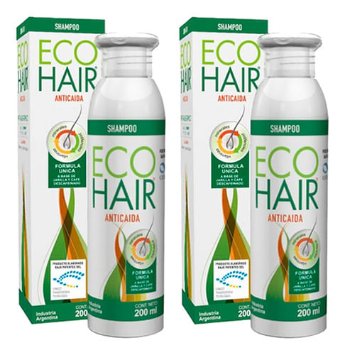 Combo Shampoo Eco Hair Anticaida 2 unidades 200ml