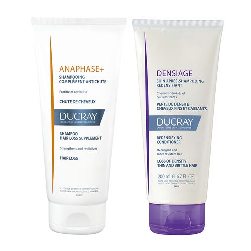 Combo Ducray Anaphase Shampoo y Densiage Acondicionador