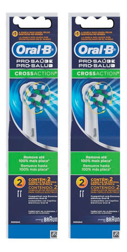 Respuesto Cepillo Electrico Oral B Advanced 2 x 2 unidades