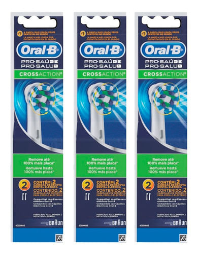 Respuesto Cepillo Electrico Oral B Advanced 3 x 2 unidades