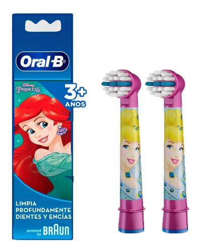 Respuesto Cepillo Electrico Oral B Kids Disney Princess 2 unidades
