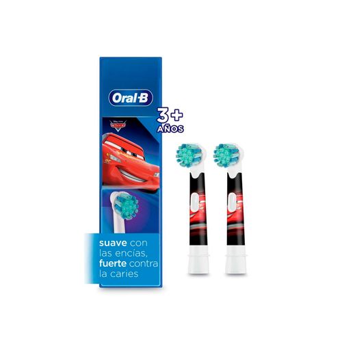 Respuesto Cepillo Electrico Oral B Kids Disney Cars 2 unidades