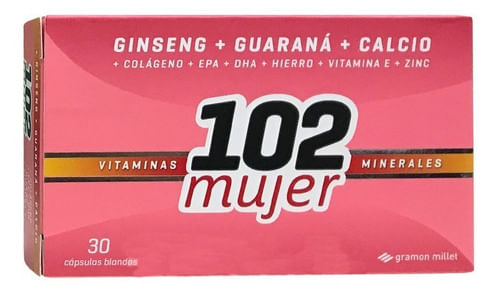 Suplemento Dietario 102 Mujer 30 Capsulas