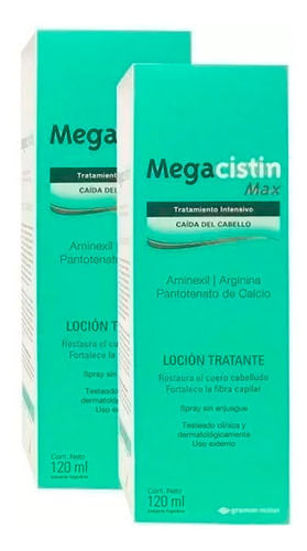 Locion Anticaida Megacistin Max 120ml 2 unidades