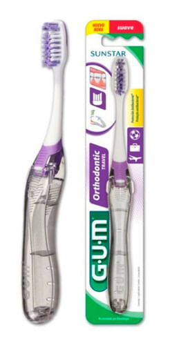 Cepillo Dental Gum Orthodontic Viaje 125
