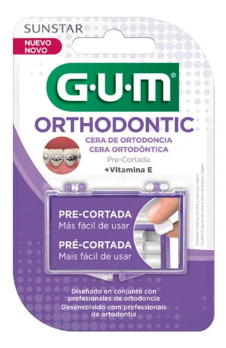 Cera Bucal Gum Orthodontic Neutro 5 Barras