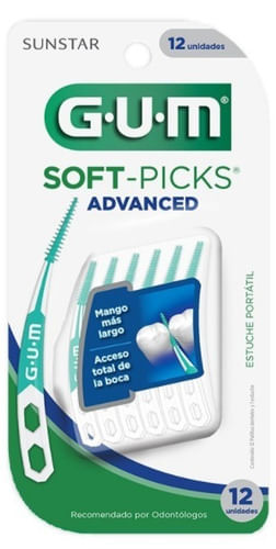Cepillo Interdental Gum Soft-Picks Advanced 12 unidades