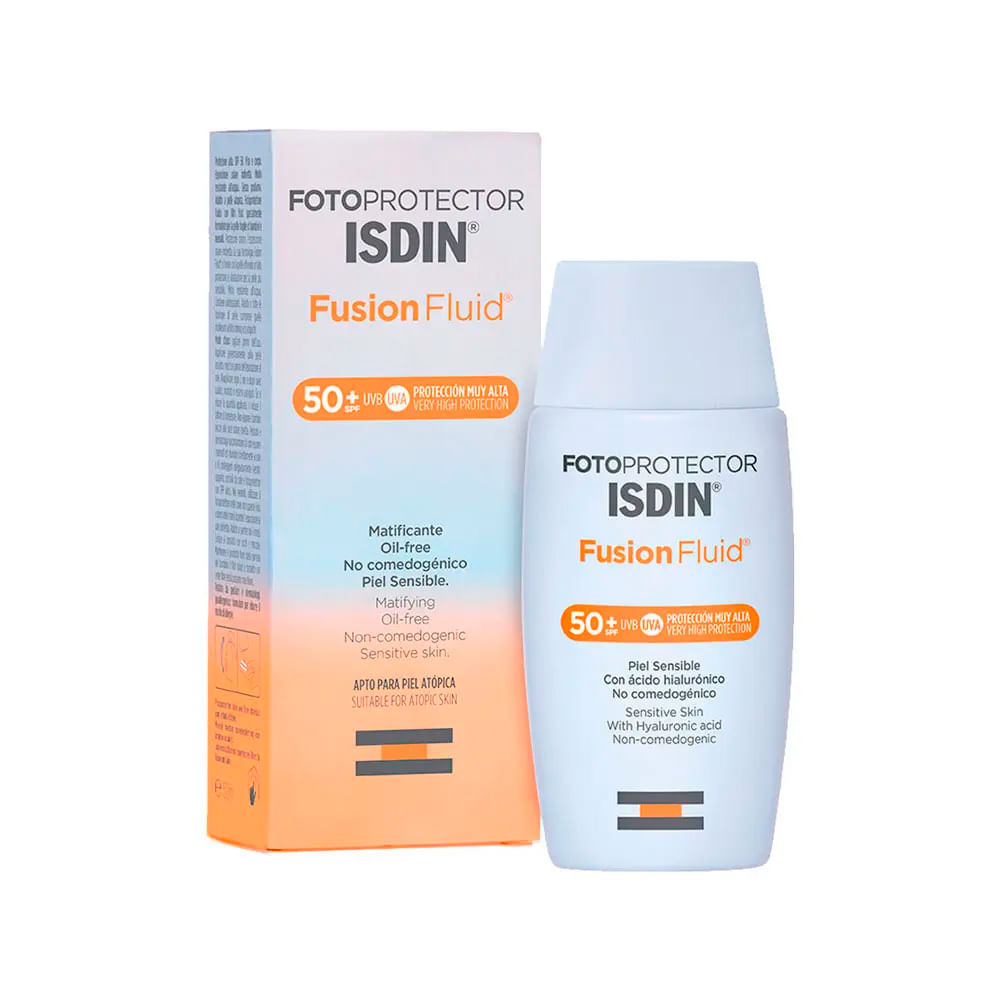 Protector Solar Facial Isdin Fusion Fluid Fps50 50ml Isdin Fotop Ex Fus Fl F50 50Ml