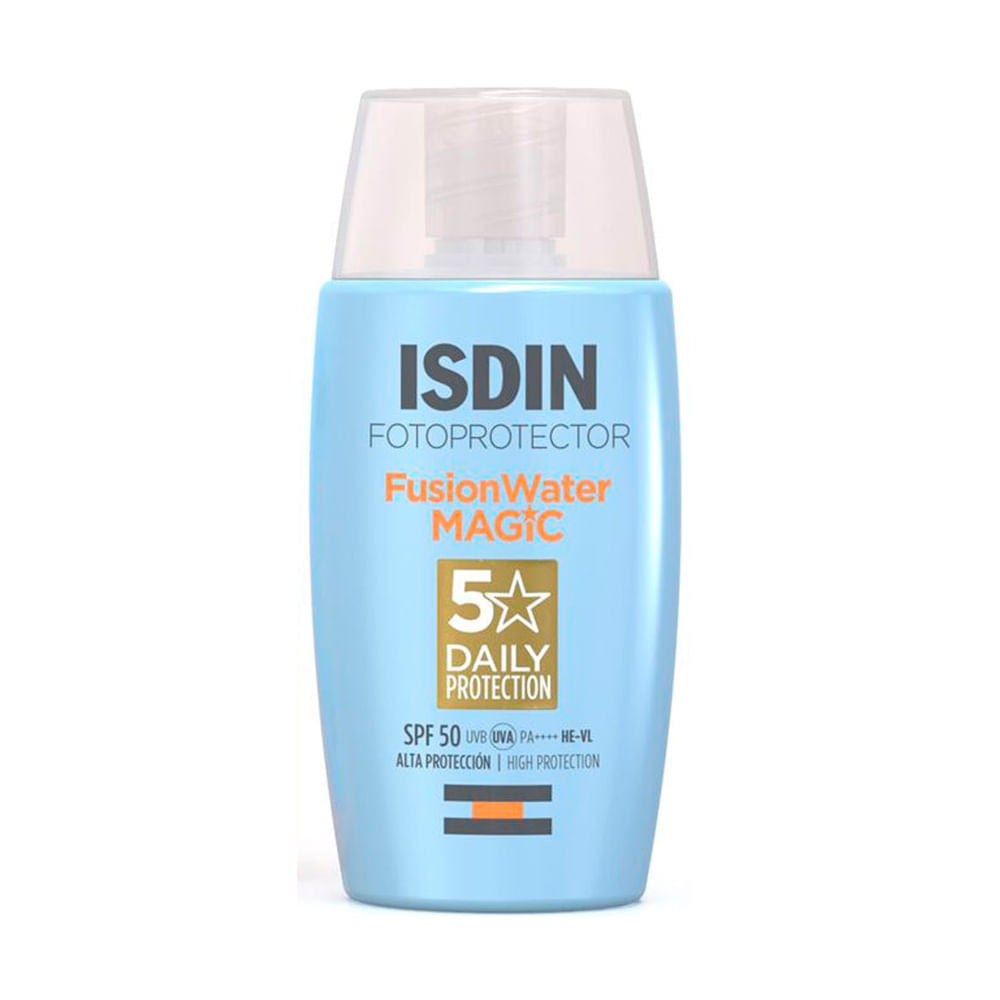 Protector Solar Facial Isdin Fusion Water Magic Fps50 50ml Isdin Foto F Water Magic Spf50