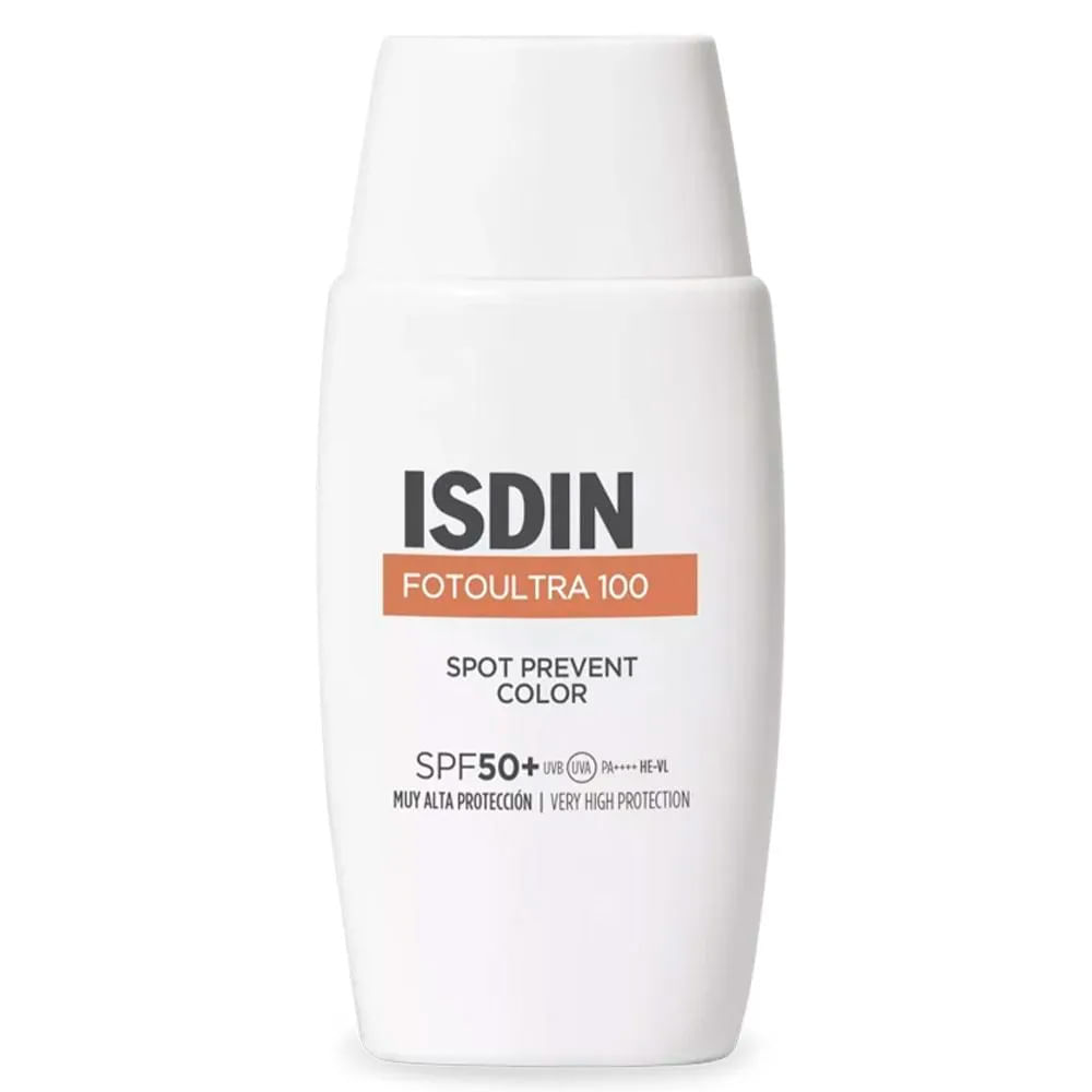 Protector Solar Facial Isdin Spot Prevent Color Ultra100 50ml Isdin Fotoultra 100 Sp Pre Color