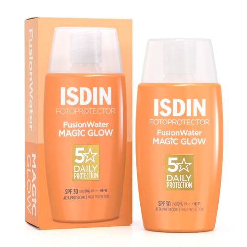 Protector Solar Facial Isdin Fusion Water Magic Glow Oil Control Fps30 50ml