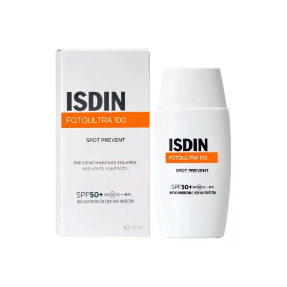 Protector Solar Facial Isdin Ultra100 Spot Prevent 50ml Isdin Fotoultra 100 Spot Prevent