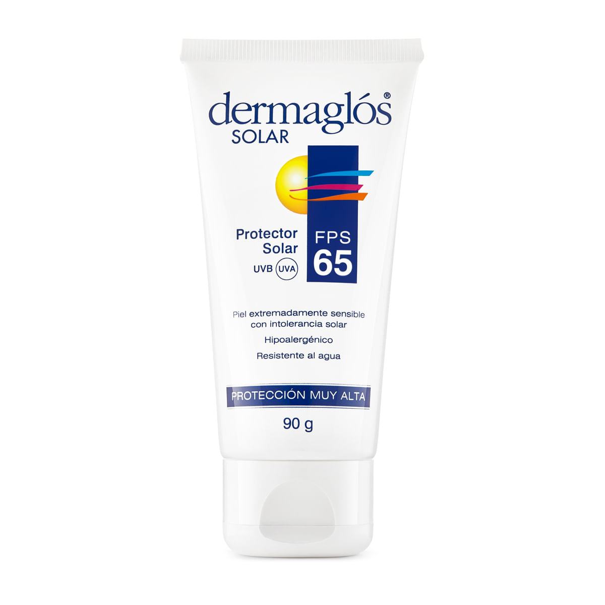 Protector Solar Dermaglos FPS 65 90ml Dermaglos Solar Fps65 90Gr