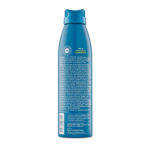 Protector Solar Spray Continuo Invisible Dermaglos FPS 40 170ml