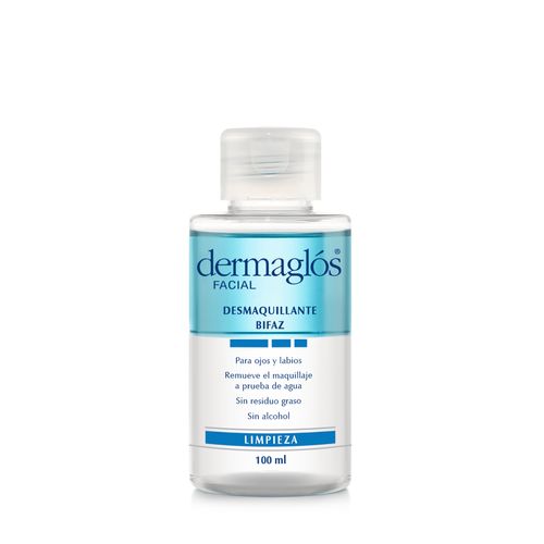 Desmaquillante Bifaz de Ojos Dermaglos Limpieza 100ml