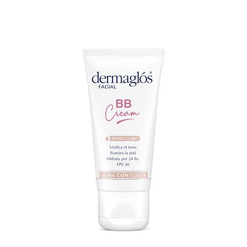 Crema Facial Dermaglos BB Cream Tono Claro 50g