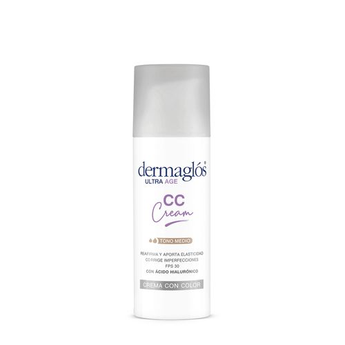 Crema Facial Dermaglos CC Cream Tono Medio 50g
