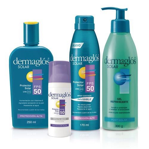 Combo Protector Solar Completo Dermaglos Fps50