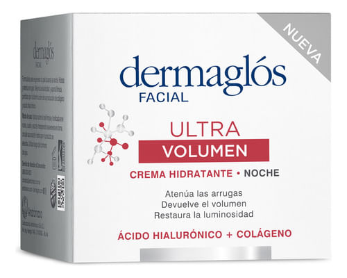 Crema Facial de Noche Dermaglos Ultra Volumen 50g