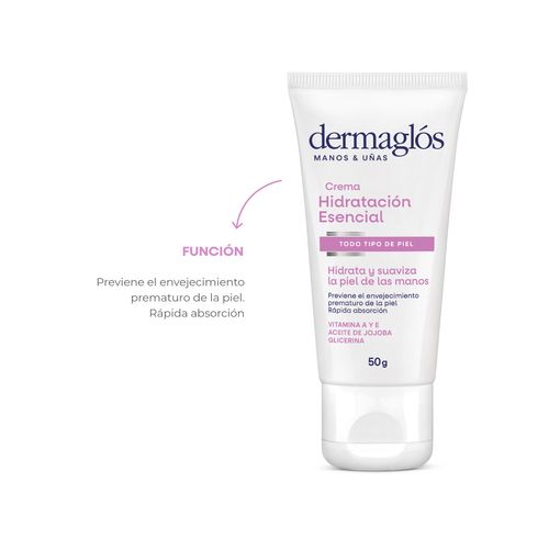 Crema de Manos Dermaglos Hidratacion Esencial 50g