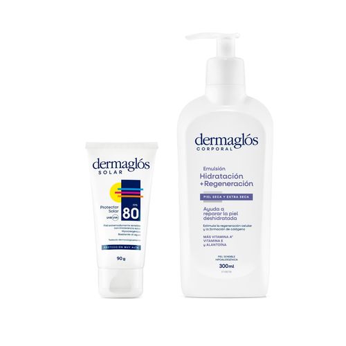 Combo Emulsion para Tatuajes Dermaglos y Proteccion Solar