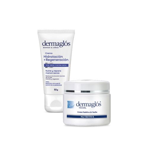 Combo Facial y Manos Dermaglos Hidratacion y Regeneracion