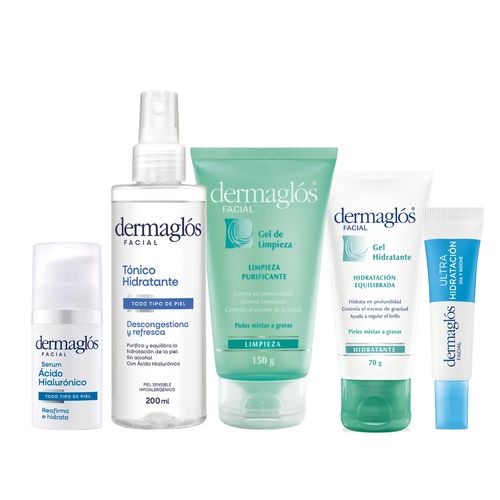 Combo Rutina Experta Dermaglos Piel Mixta con Serum