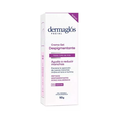 Crema Gel Facial Dia y Noche Dermaglos Despigmentante 50g