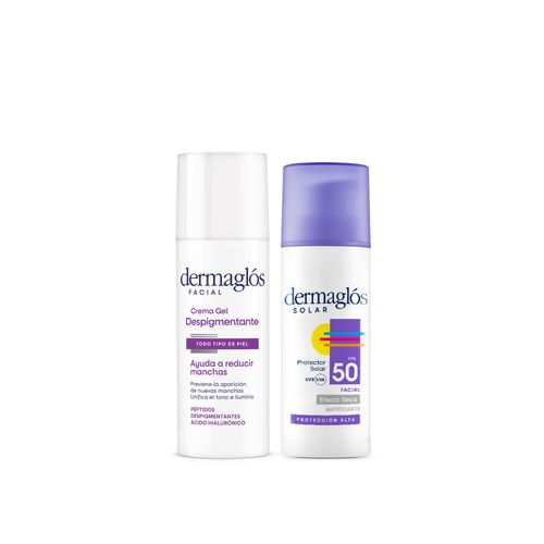 Combo Dermaglos Crema Despigmentante y Protector Solar Facial