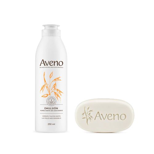 Combo Jabon Aveno 120gr y Emulsion 250ml