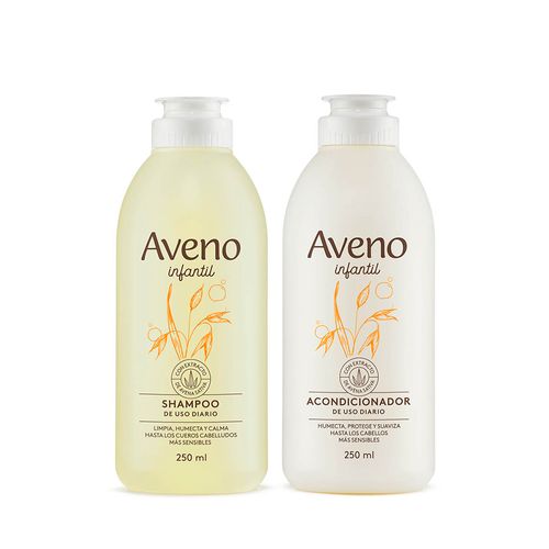 Combo Capilar Bebes y Niños Aveno Shampoo y Acondicionador