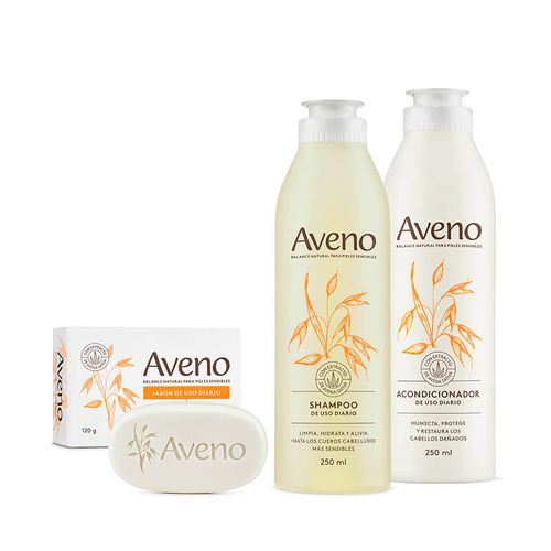 Combo de Baño Aveno Cuidado Capilar y Corporal