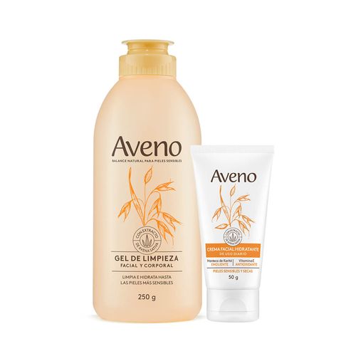 Combo Cuidado Facial Aveno Piel Sensible Seca