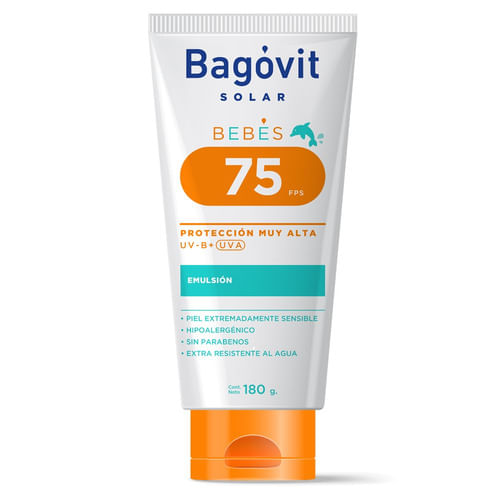 Protector Solar Facial Bagovit Fps75 180gr
