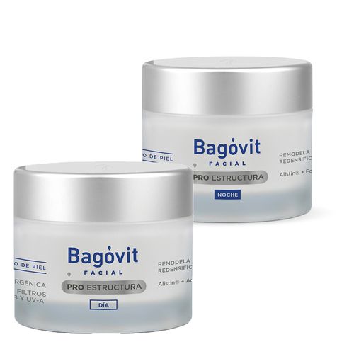 Combo Crema Bagovit Pro Estructura Dia y Noche