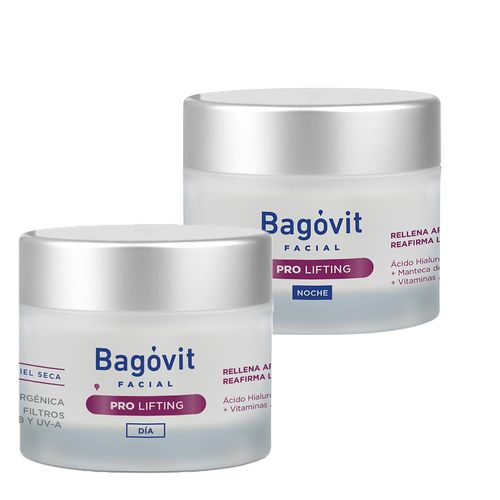 Combo Crema Bagovit Pro Lifting Piel Seca Dia y Noche