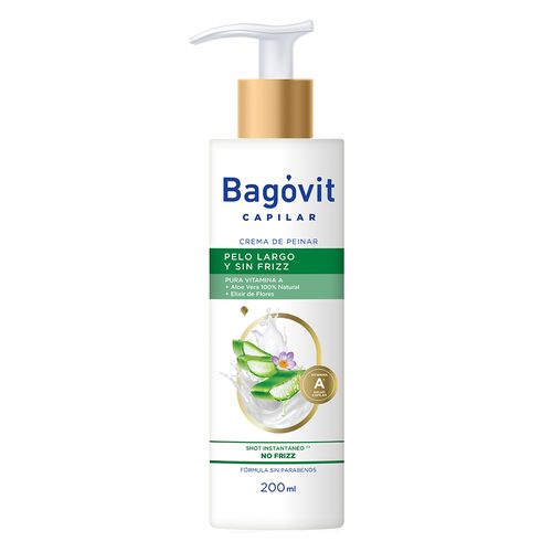 Crema de Peinar Bagovit Capilar Largo Sin Frizz 200ml