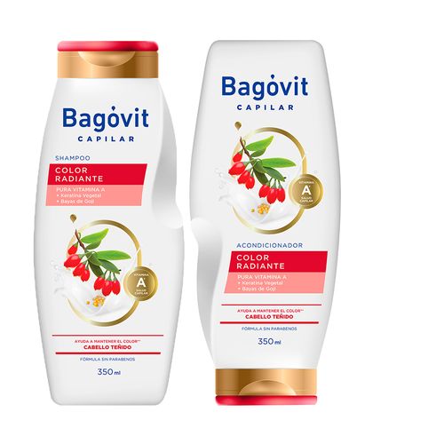 Combo Capilar Bagovit Color Radiante Shampoo y Acondicionador