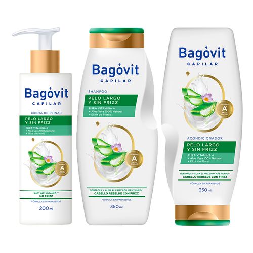 Combo Capilar Bagovit Sin Frizz 3 unidades