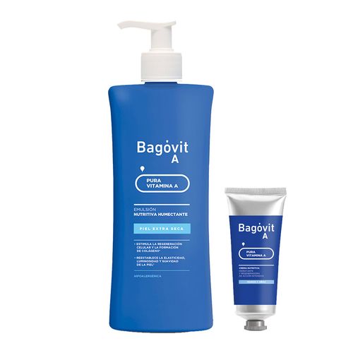 Combo Bagovit Crema Extra Seca 350gr y Manos