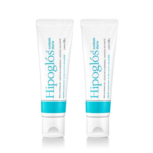 Combo Crema Hipoglos Cuidado Diario 30gr 2 unidades