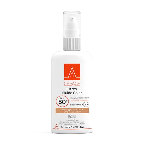 Protector Solar Facial Cepage Filtres Fluid Fps50 Color 50ml
