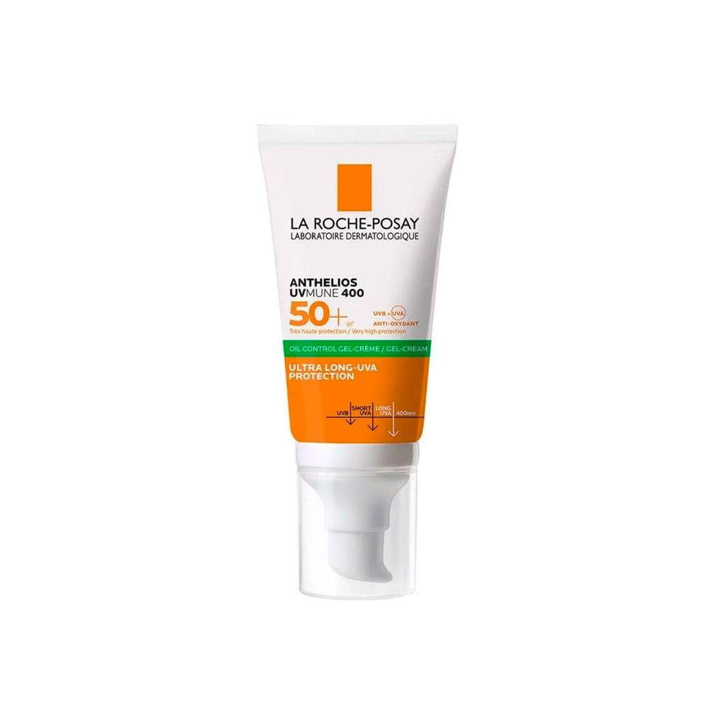 Protector Solar Facial La Roche Posay Anthelios Gel Crema Toque Seco 50ml Lrp Anthelios F50 Gel Ts 50Ml