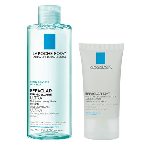 Combo La Roche Posay Effaclar MAT y Agua Micelar 400ml
